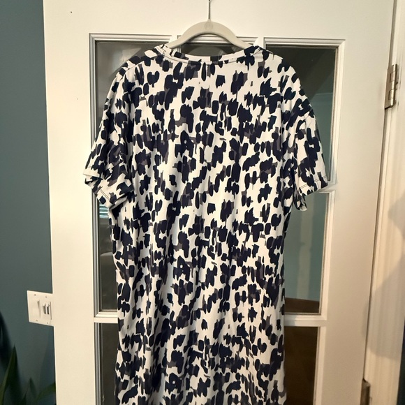 Marimekko Navy and Gray Abstract Mini Dress - Picture 3 of 3